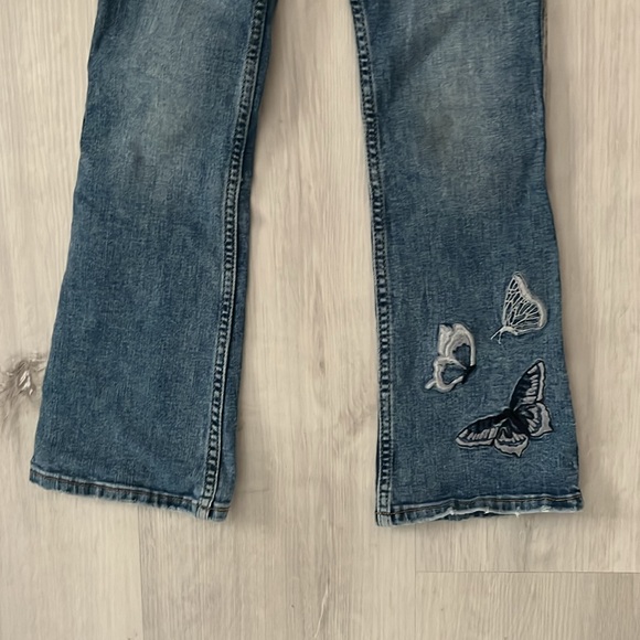 Abercrombie Kids EUC low-rise boot jeans size 7/8 regular - Picture 3 of 5